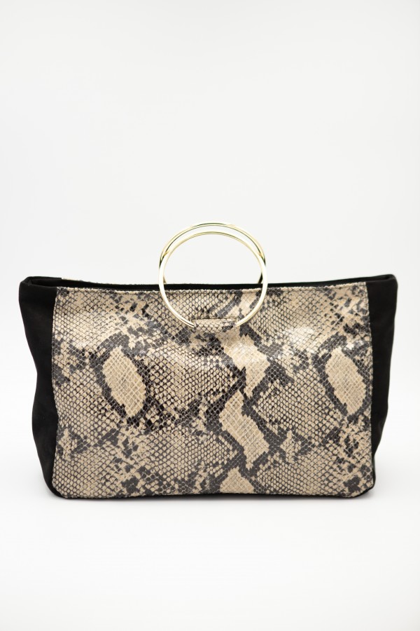 Borsa a mano con anelli