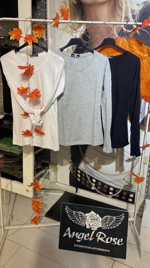 T-shirt basic girocollo 