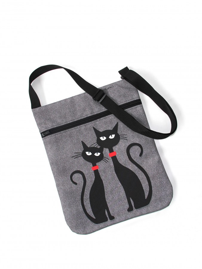 Black cats borsa a tracolla linea joy bertoni