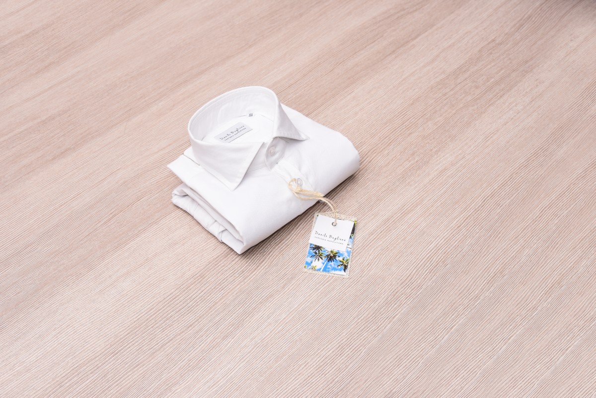 Camicia uomo - collo francese con portastecche - made in italy