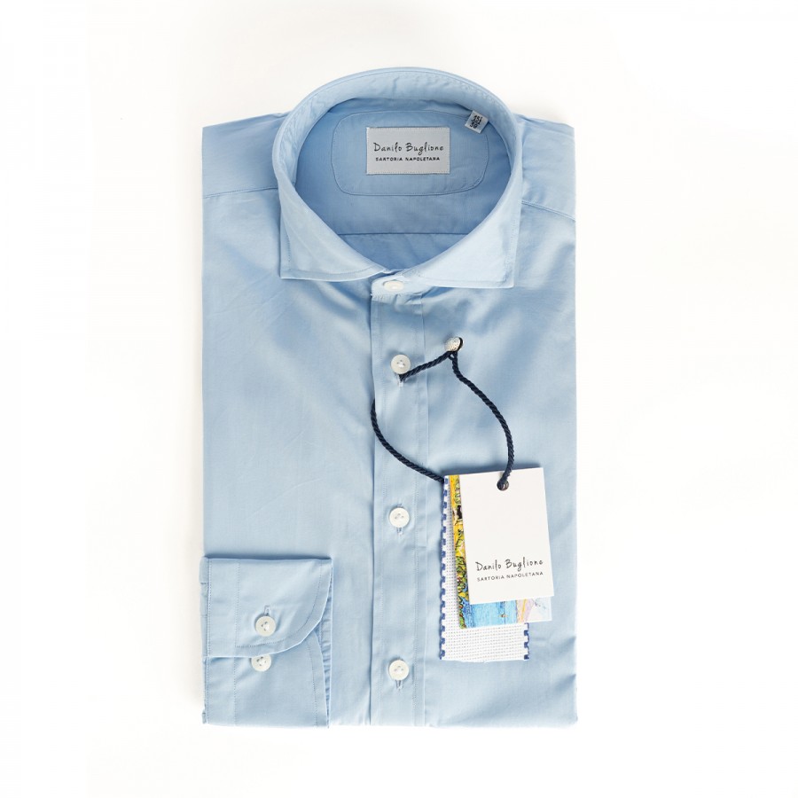 Camicia uomo - collo francese con portastecche - made in italy - camicie