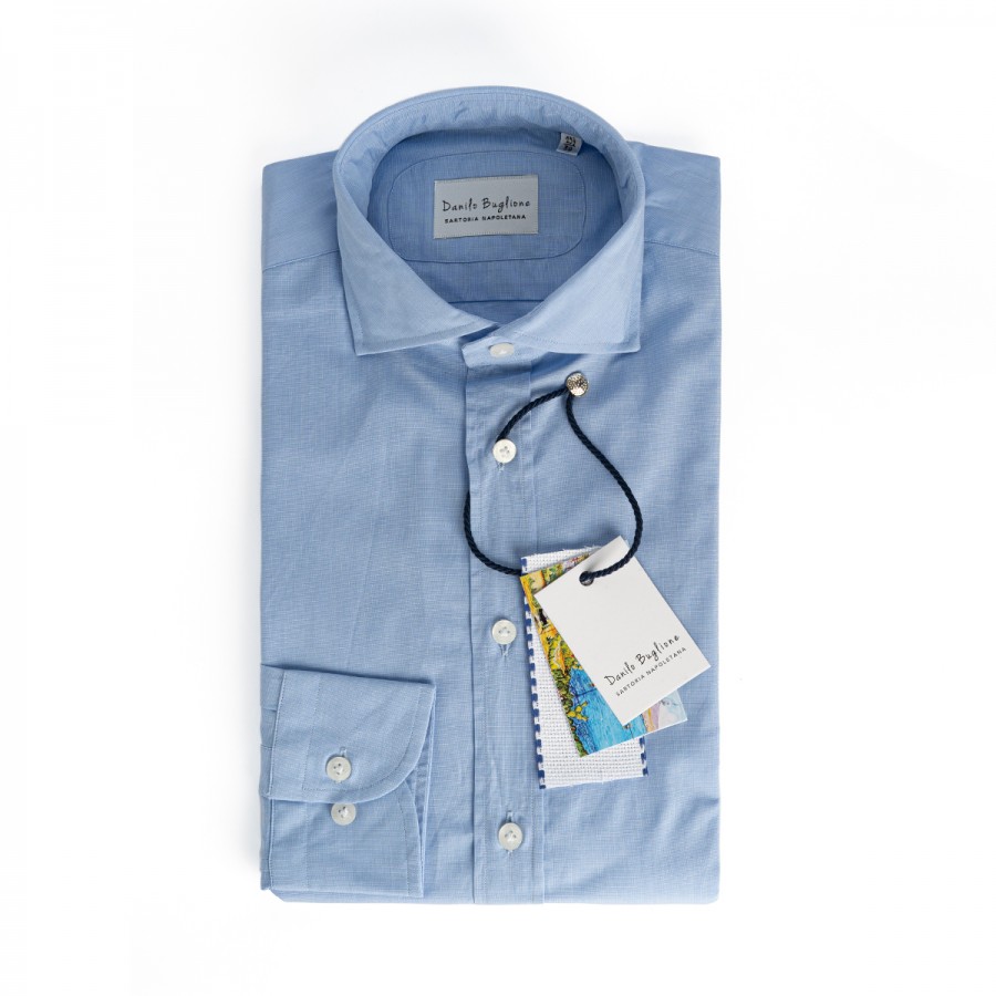 Camicia uomo - collo francese con portastecche - made in italy - camicie