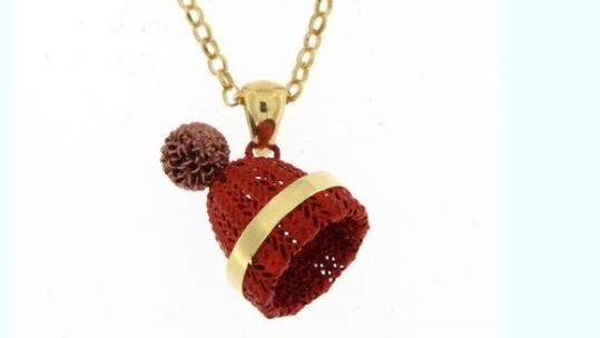 Pendente argento 925 - chapeau - bonnet