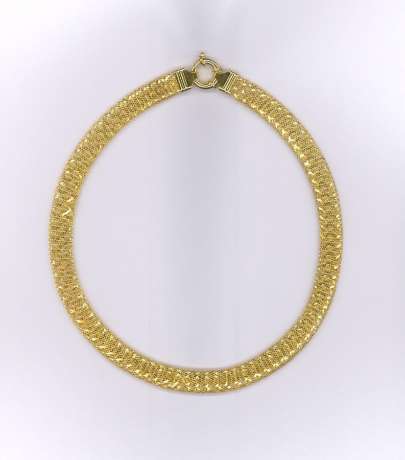 Collana argento 925 - giallo