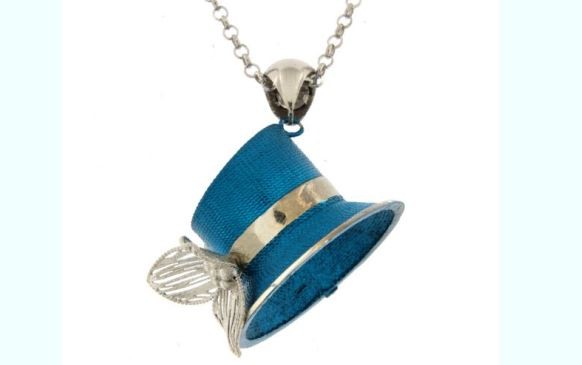 Pendente argento 925 - chapeau - the queen