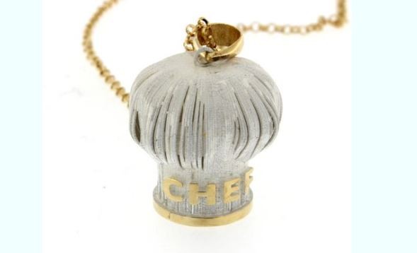 Pendente argento 925 - chapeau - chef