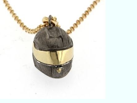 Pendente argento 925 - chapeau - moto