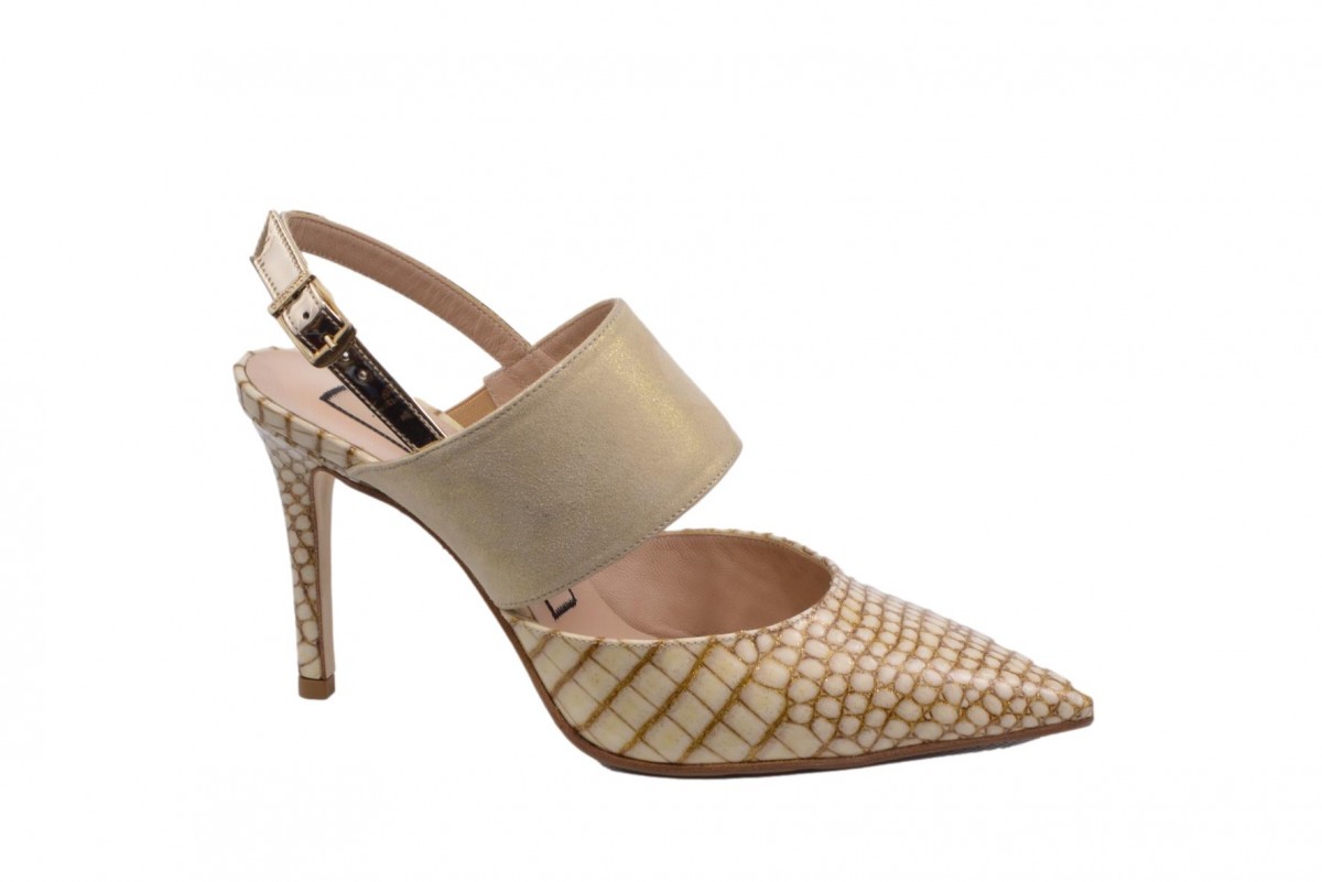 Scarpe donna st.cocco beige/oro