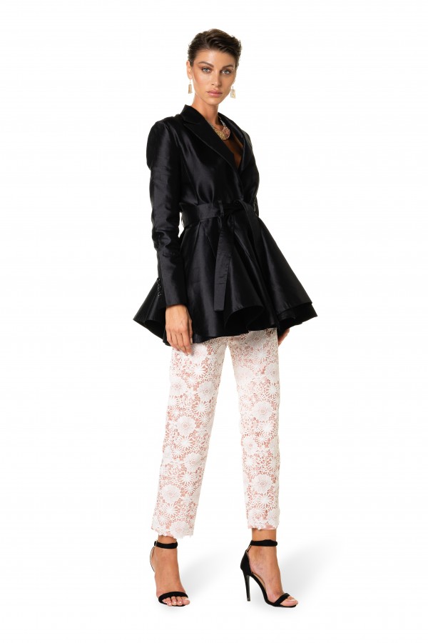 Giacca stile farfalla in mikado